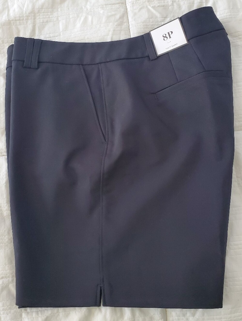 White House Black Market Black Tailored Bermuda Shorts Size 8P